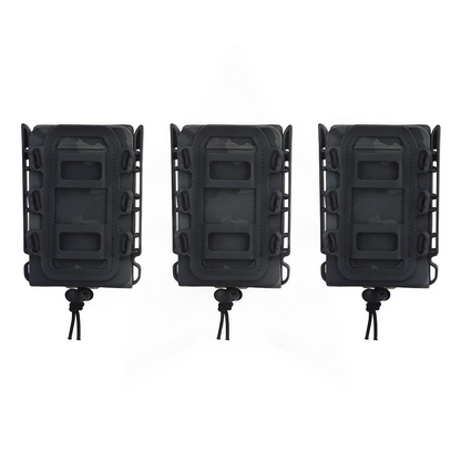 MOLLE compatible magazine carrier, perfect for military, hunting, & outdoor enthusiasts.