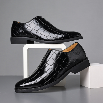 Stylish red men's formal footwear, polished for a sophisticated smart casual look.