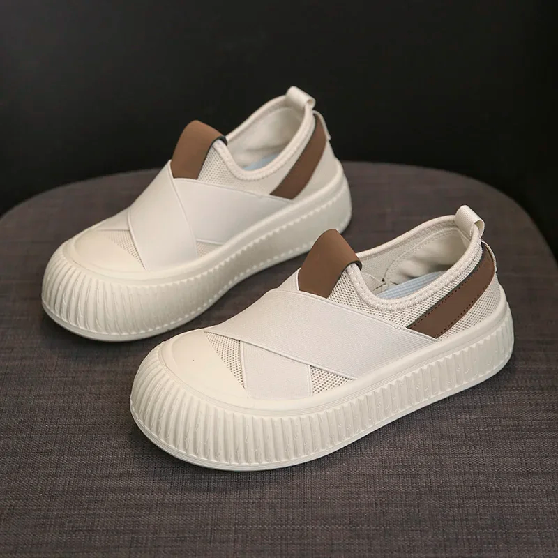 Effortless black Seraphine platform loafers. Women's comfortable slip-on shoes, combining modern style & ease.
