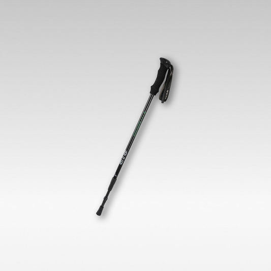 Black ultra-lightweight trekking pole for hiking & outdoor adventures