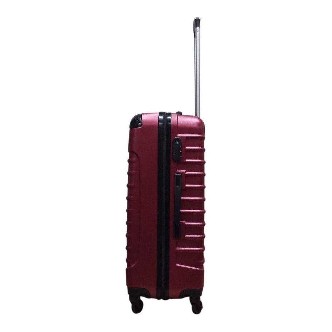 Secure black hardshell 2-piece travel set. Ideal for weekend trips & long journeys.