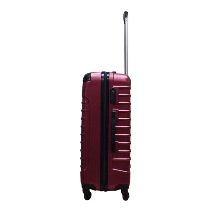 Secure black hardshell 2-piece travel set. Ideal for weekend trips & long journeys.