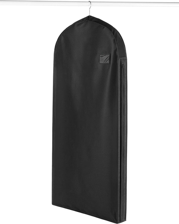Spacious travel suit carrier with zipper, perfect for business trips & formal wear.