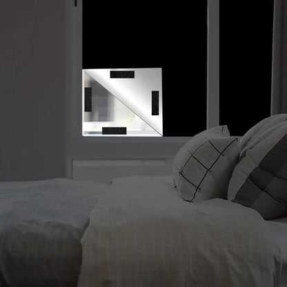 Static cling blackout shade ensures total light blockage, privacy, & room darkening for any window.