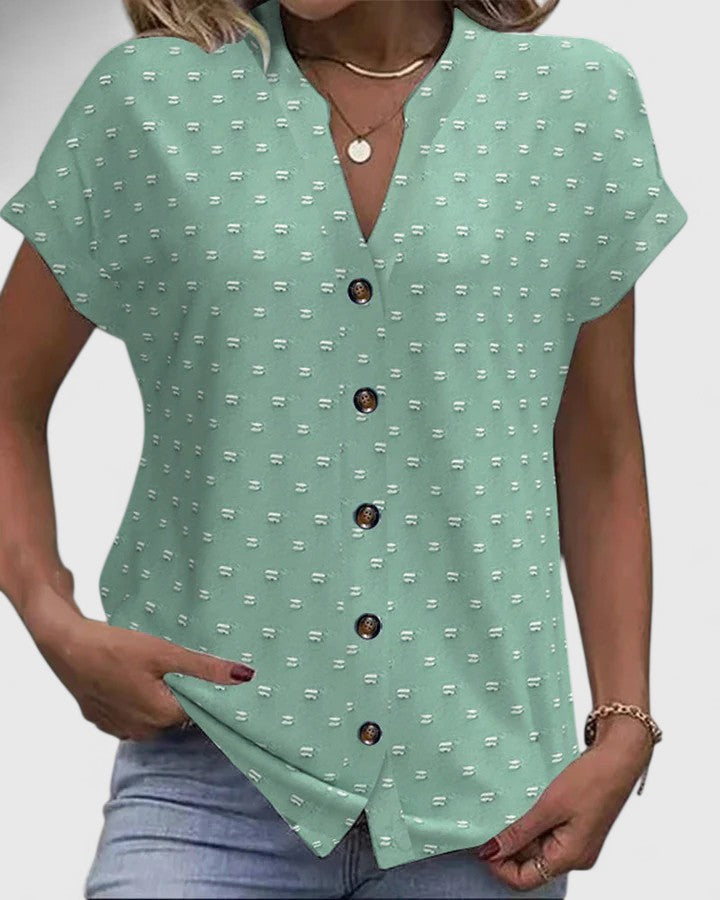 Stylish Khaki Men's V-Neck Shirt, a versatile and comfortable top for modern men's fashion.