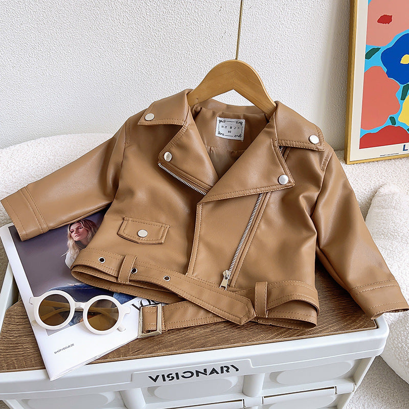Stylish boys' fall/spring jacket, a versatile zip-up outerwear for toddlers & youth. Classic children's fashion for adventures.