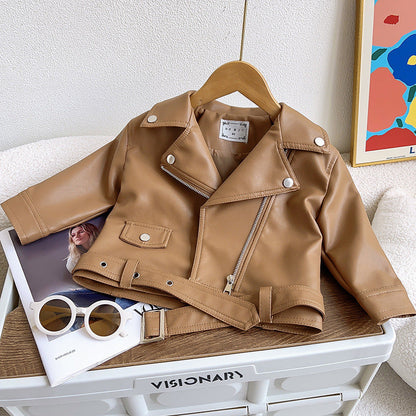Stylish boys' fall/spring jacket, a versatile zip-up outerwear for toddlers & youth. Classic children's fashion for adventures.
