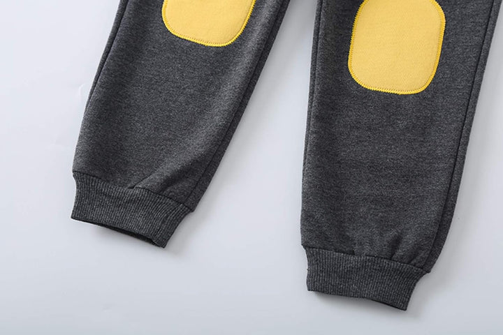 Soft boys' dinosaur print playwear set, comfortable for all-day adventures & casual wear.