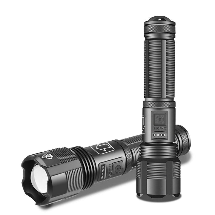 Unisex LED flashlight, high lumen torch for emergency preparedness and night exploration