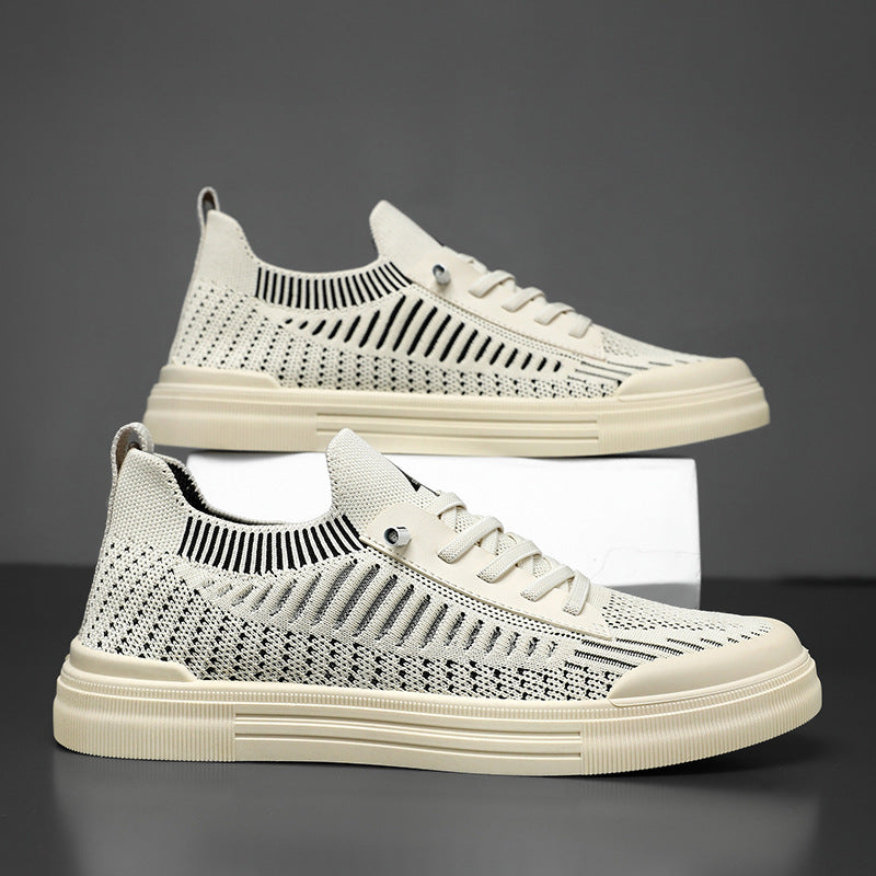 Gray athletic style men's footwear, lightweight and comfortable for everyday use.