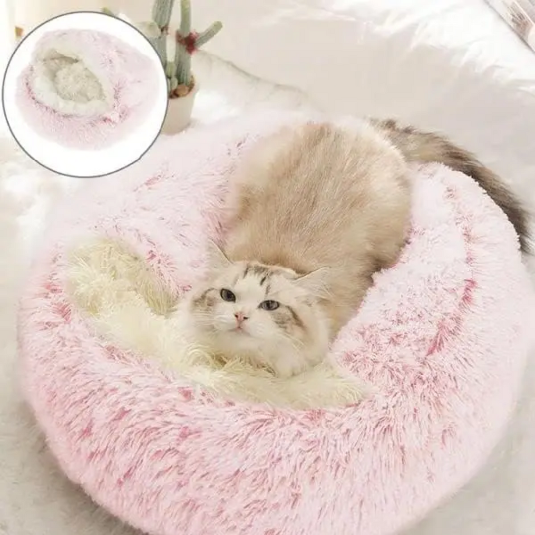 Deep sleep dog bed, ultra-plush for superior comfort. A washable pet sanctuary for anxiety relief.