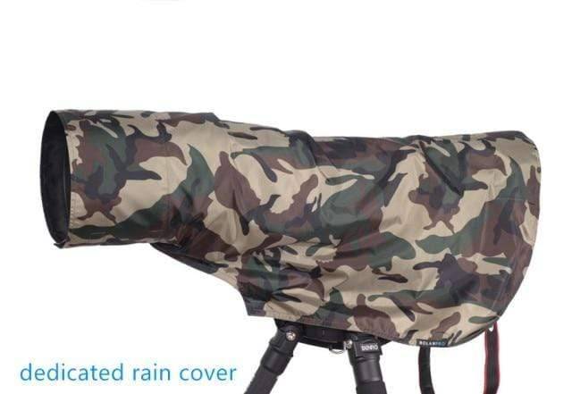 Nylon camouflage camera lens protective case, waterproof and durable for all weather photography