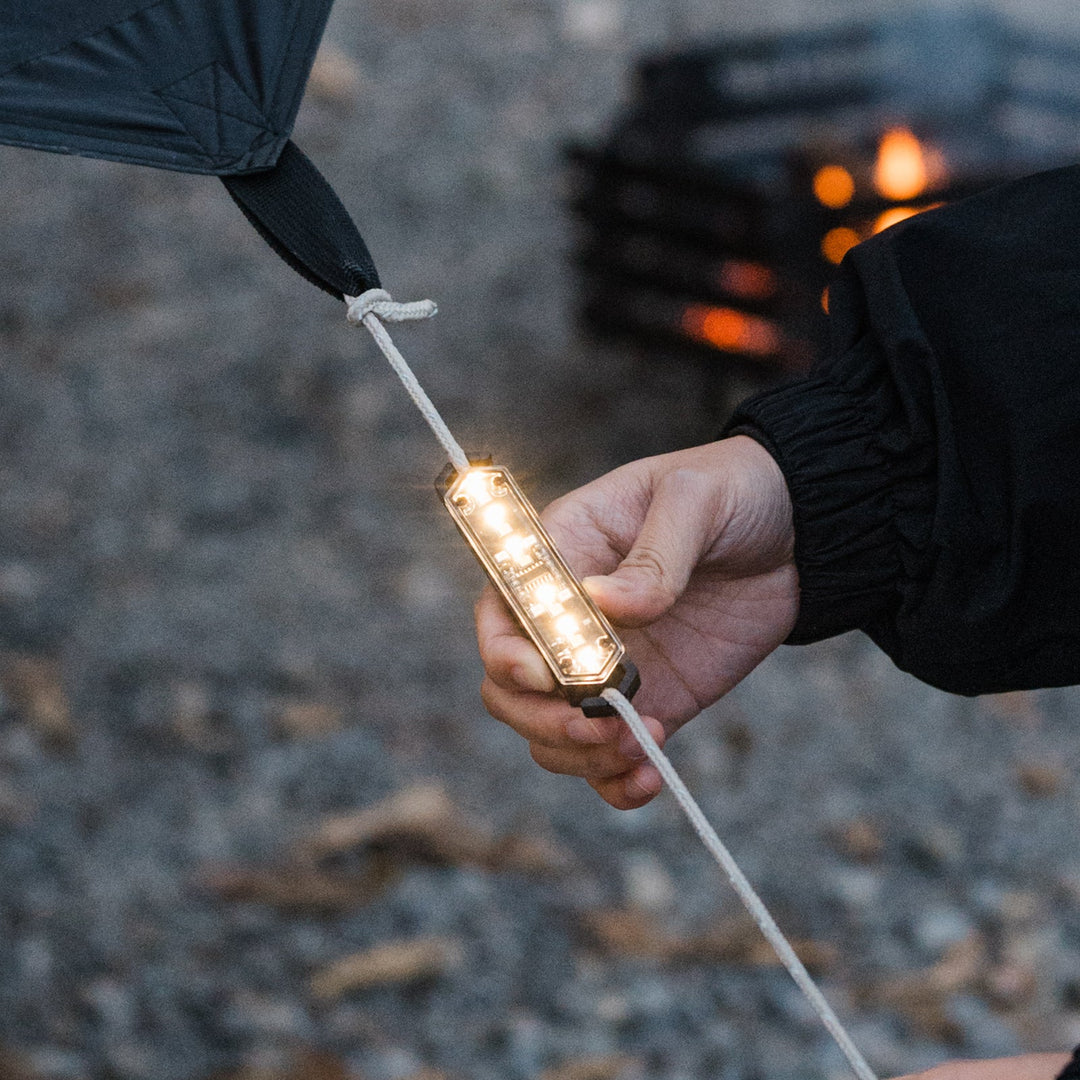 Essential camping gear: rechargeable rope light for tents and outdoor spaces
