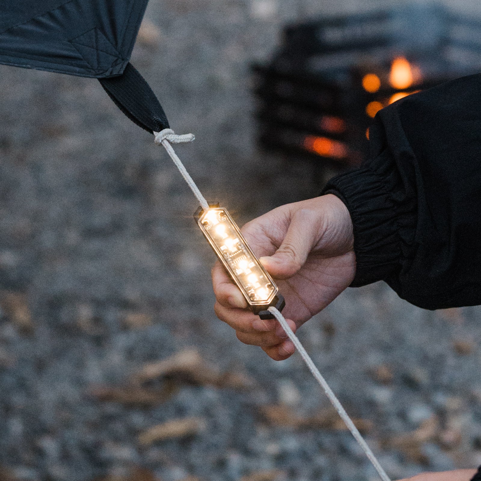 Essential camping gear: rechargeable rope light for tents and outdoor spaces