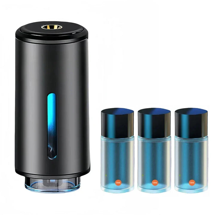 Car essential oil diffuser, USB powered for lasting freshness.