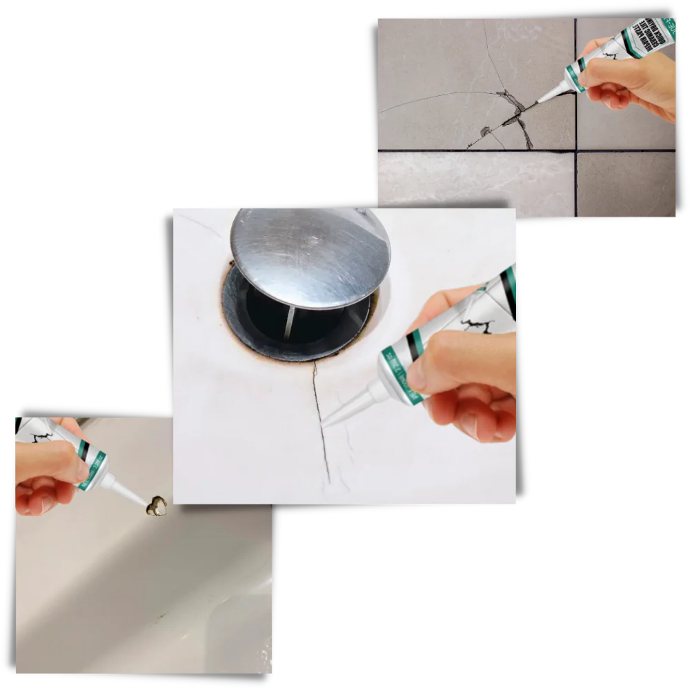 Easy DIY ceramic repair paste for tiles & surfaces. Quick-dry, waterproof crack filler for home restoration projects.
