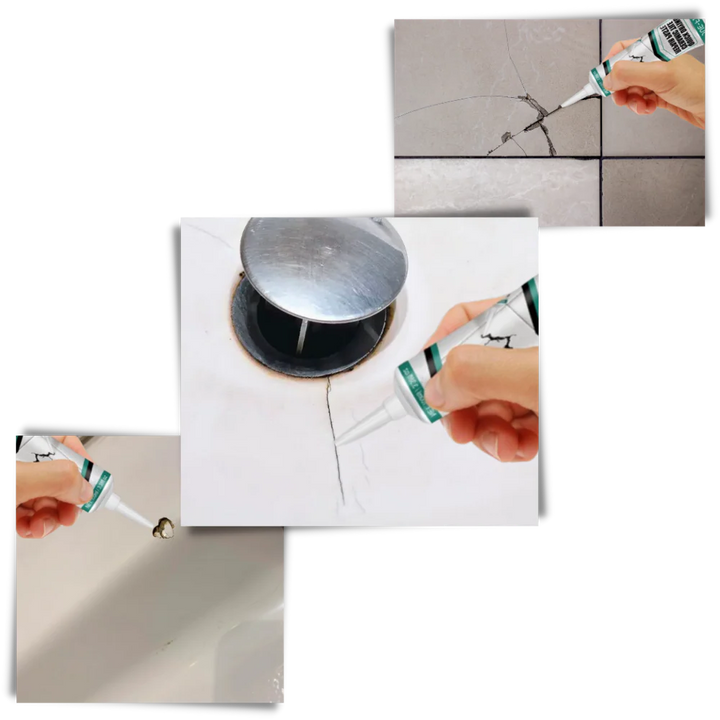 Easy DIY ceramic repair paste for tiles & surfaces. Quick-dry, waterproof crack filler for home restoration projects.
