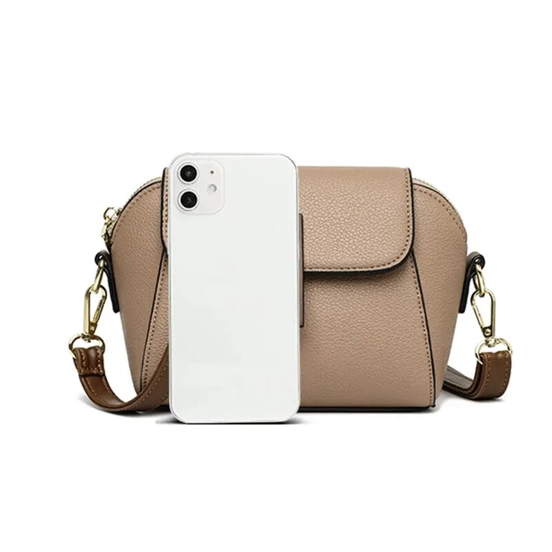 Premium vegan leather women's small crossbody bag, stylish & practical.