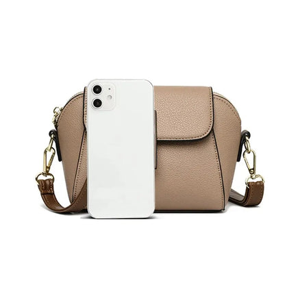 Premium vegan leather women's small crossbody bag, stylish & practical.