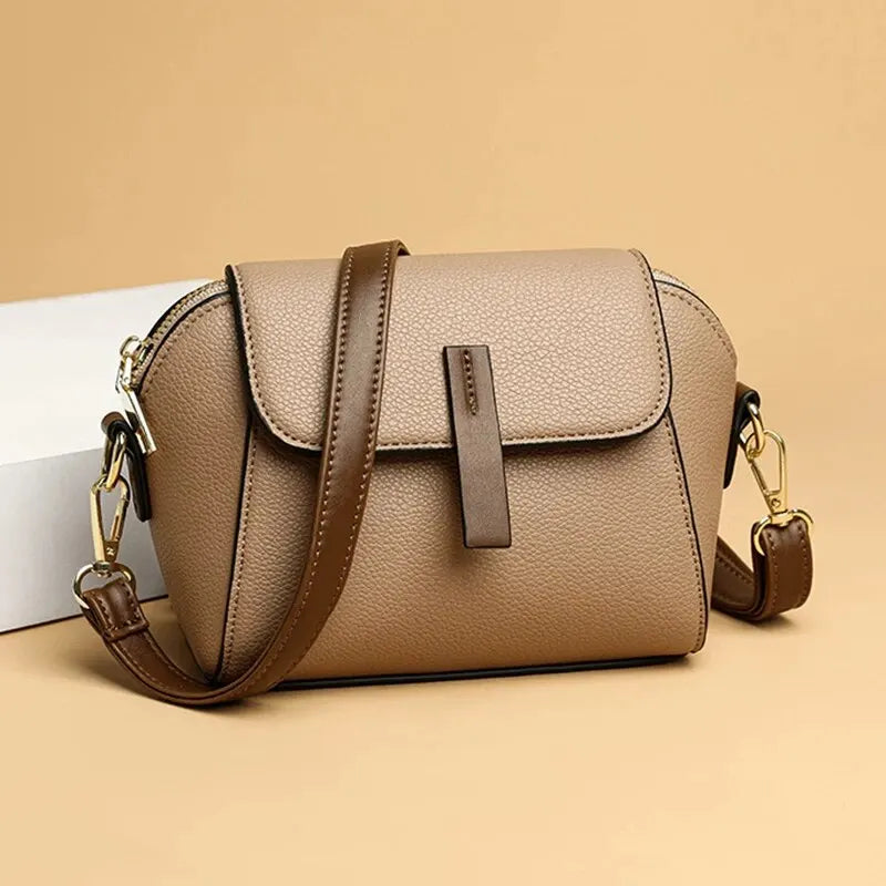 Stylish mini vegan leather purse; perfect small crossbody bag for everyday.