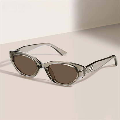 Chic women's cat-eye sunglasses with glare-reducing lenses, offering modern UV protection.
