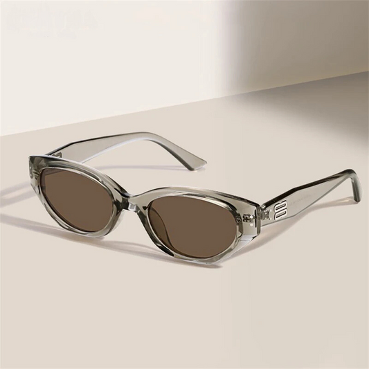 Chic women's cat-eye sunglasses with glare-reducing lenses, offering modern UV protection.