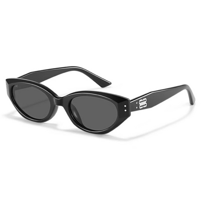 Sophisticated women's cat-eye sunglasses for fashion-forward looks, with glare reduction & UV shield.