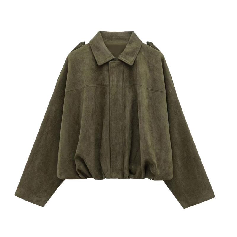 Burgundy structured cropped jacket for women, a modern and stylish piece for fall & spring casual wear.