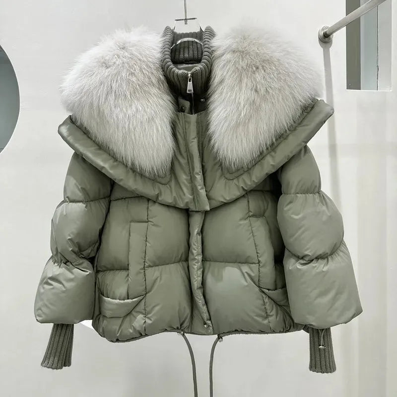 Chic women's Giovanni fur jacket, perfect cozy winter outerwear. Stylish and warm elegant coat for seasonal fashion.