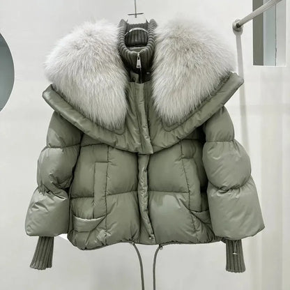 Chic women's Giovanni fur jacket, perfect cozy winter outerwear. Stylish and warm elegant coat for seasonal fashion.