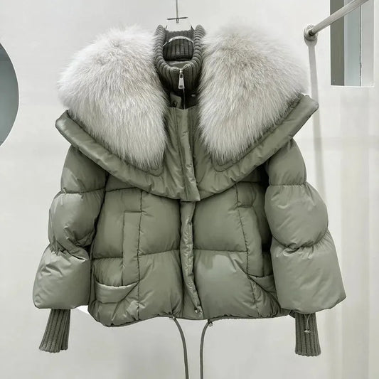 Chic women's Giovanni fur jacket, perfect cozy winter outerwear. Stylish and warm elegant coat for seasonal fashion.