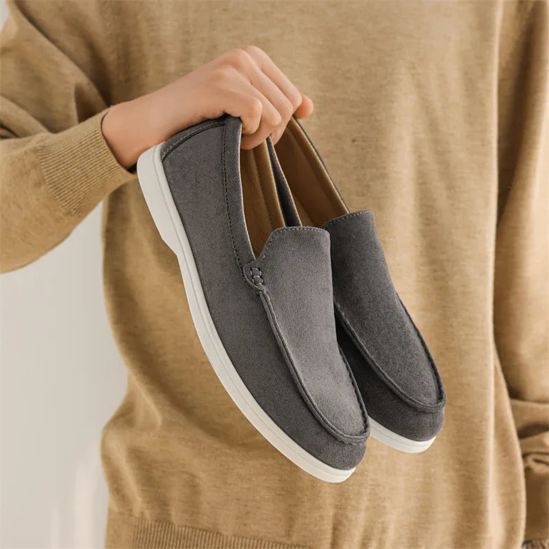 Versatile women's slip-on loafers, ideal for walking & everyday wear. Comfortable flats with stylish design.