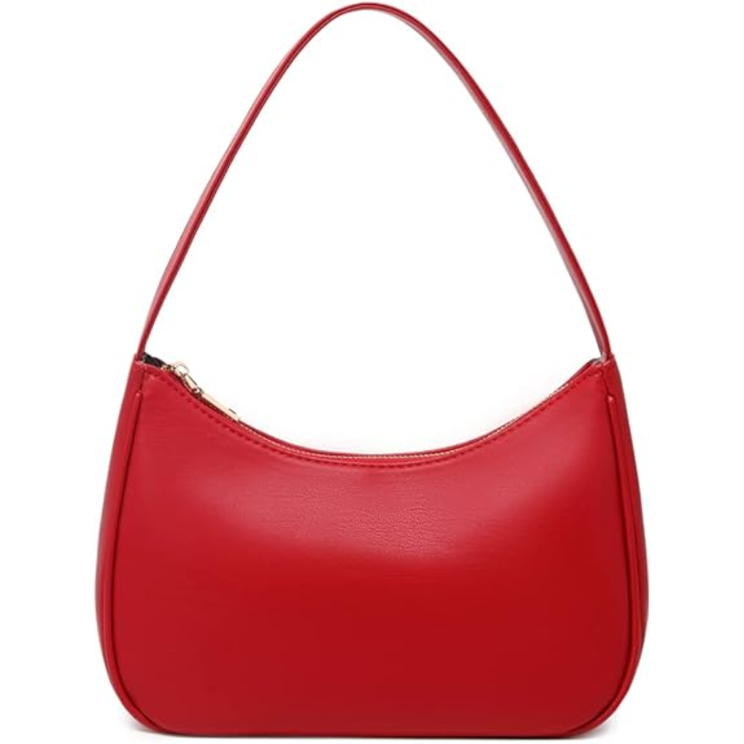 Secure zipper closure mini hobo bag for women. Chic and compact shoulder handbag, a stylish everyday accessory.