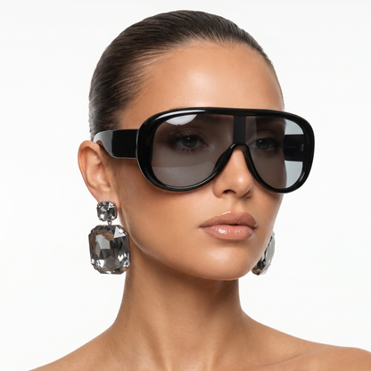 Lightweight women's pilot sunglasses, combining modern design with essential UV400 eye protection.