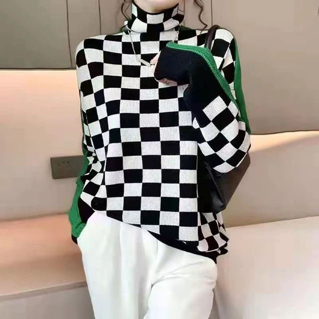 Chic women's turtleneck sweater, a cozy knit pullover for winter comfort & elegant fall style. Long sleeve everyday top.