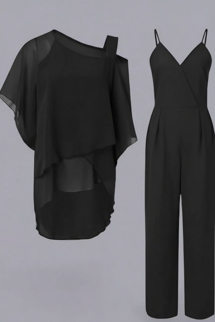 Modern women's matching outfit with an elegant, comfortable design. Suitable for various day-to-night events.