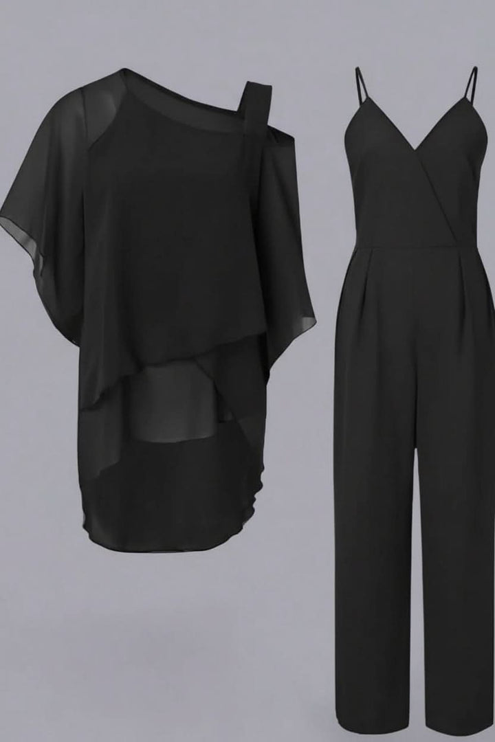 Modern women's matching outfit with an elegant, comfortable design. Suitable for various day-to-night events.