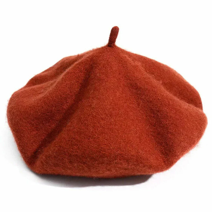 Elegant women's stylish beret hat, a classic fashion accessory designed for warmth and chic winter style.