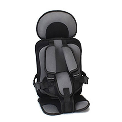 Secure child booster seat with safety harness, perfect for daily car travel with toddlers.