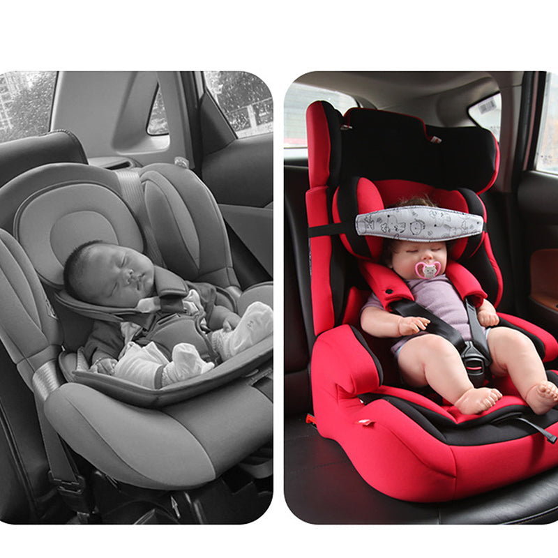 Adjustable toddler car seat headrest & neck pillow for safe, comfortable travel support & peaceful sleep.