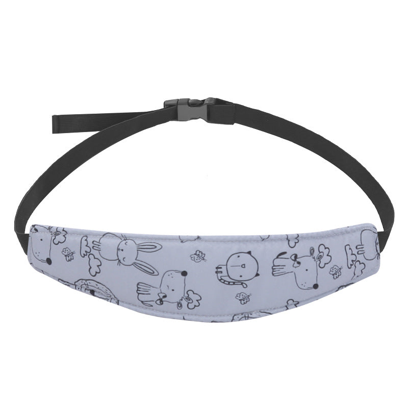Children's car seat headrest for preventing head slumping, ensuring comfortable sleep & travel for babies & toddlers.