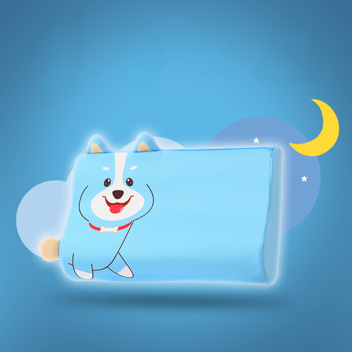 Ergonomic children's pillow with soft memory foam for ultimate neck support and peaceful sleep.