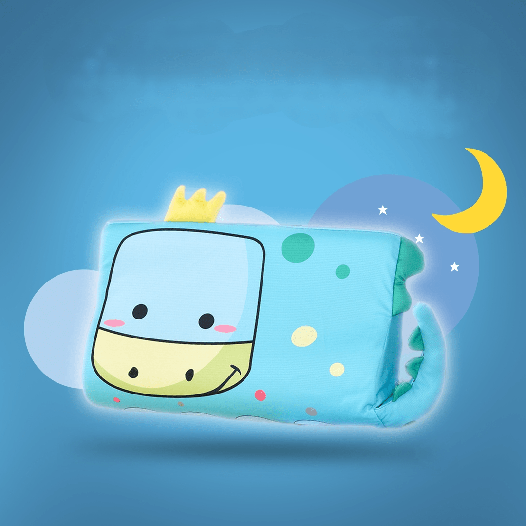 Children's comfort pillow featuring an ergonomic design for excellent neck support during sleep.