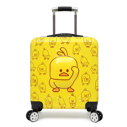 Adventure-ready hard-shell rolling suitcase for kids. Fun animal design travel gear for boys & girls.