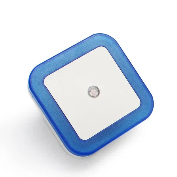 Plug-in motion sensor night light set (2) for kids, warm white glow, perfect for safe navigation in the dark.