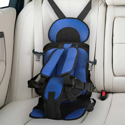 Children's secure car booster seat cushion for travel safety. Baby & toddler car protection.
