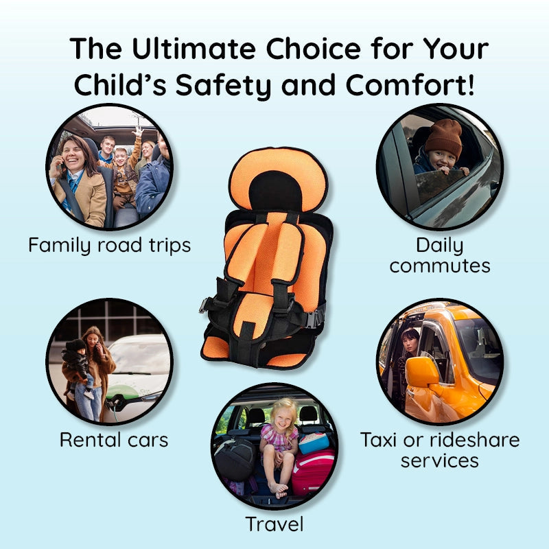 Durable secure booster car seat cushion for kids. Essential for safe toddler travel protection.