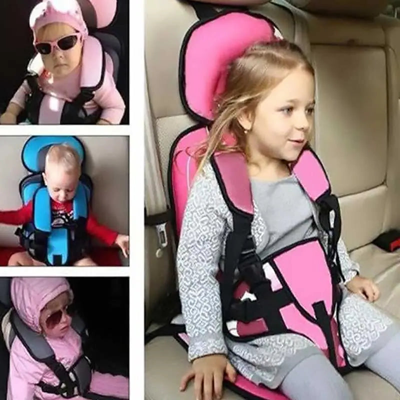 Children's secure booster car seat cushion. Safe & comfortable travel for toddlers & babies.