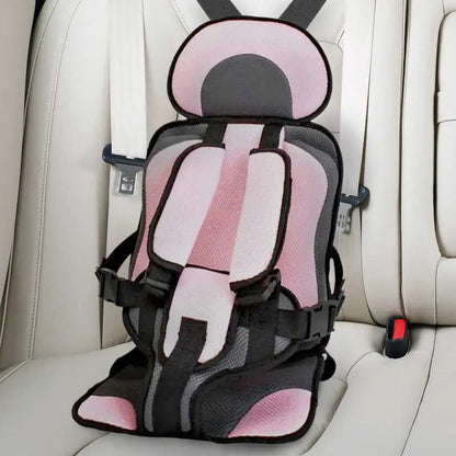 Child protection car cushion seat. Secure booster for kids' travel safety & comfort. Portable.