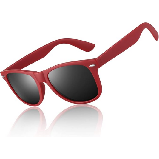 Classic 80s retro polarized sunglasses for men & women, offering UV400 protection & glare reduction.